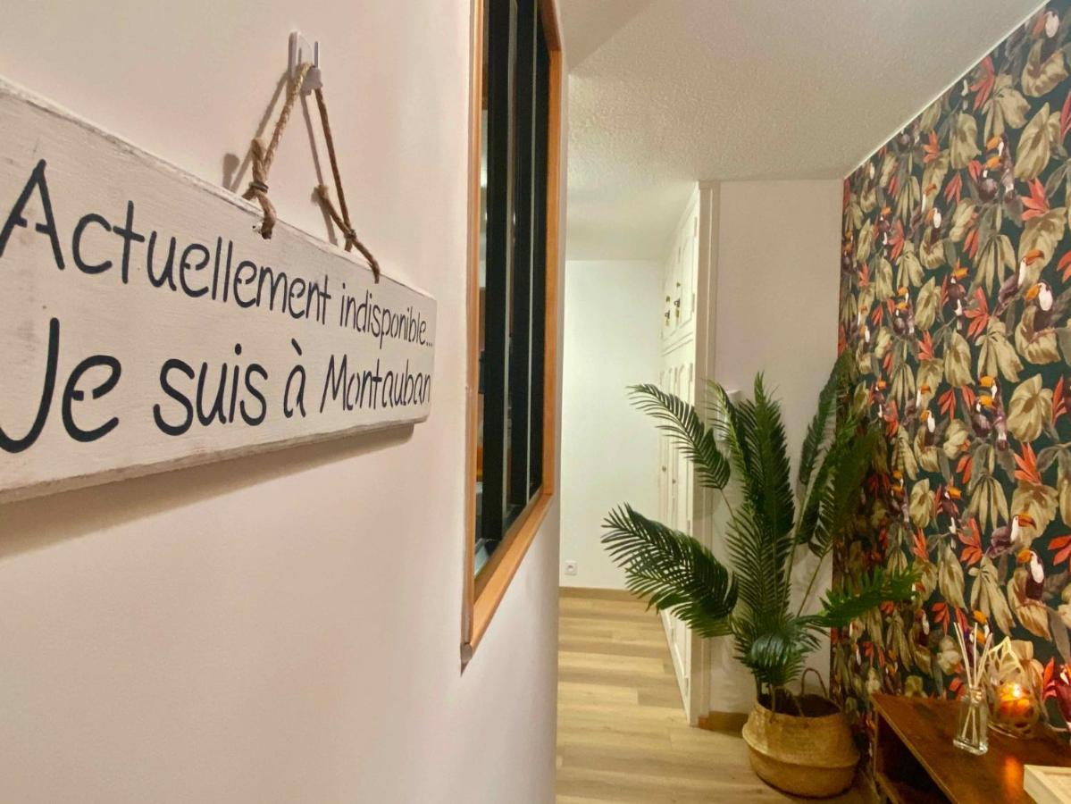 Le Point Virgule - Parking Prive - Climatisation Apartment Montauban Bagian luar foto